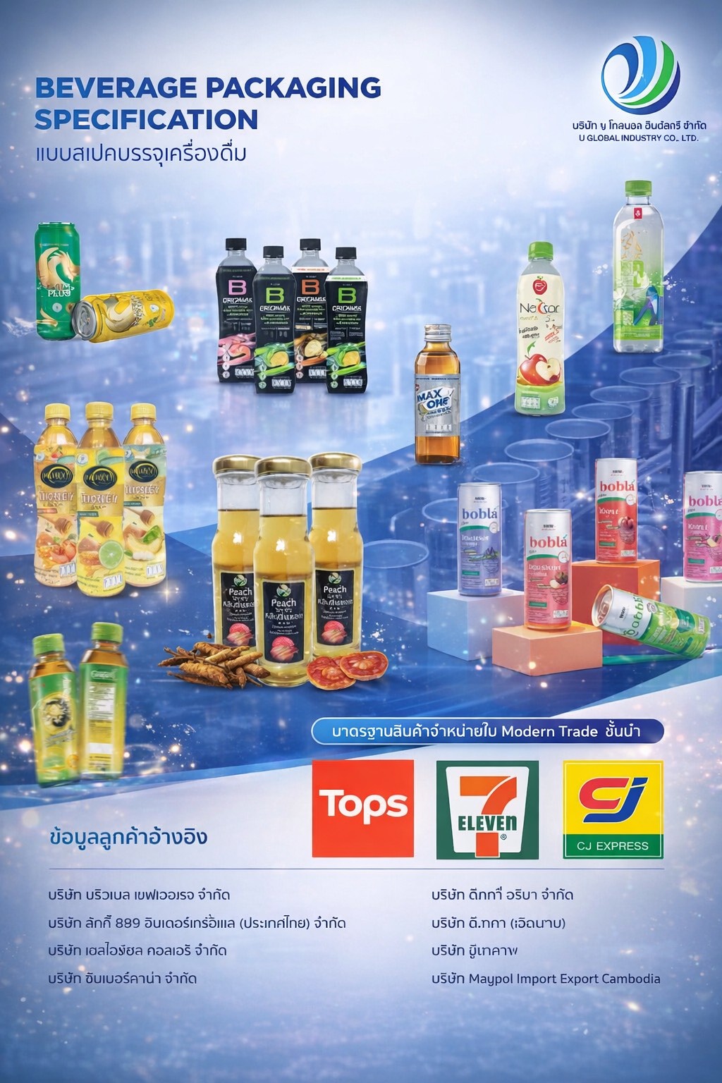 แบบสเปคบรรจุภัณฑ์
